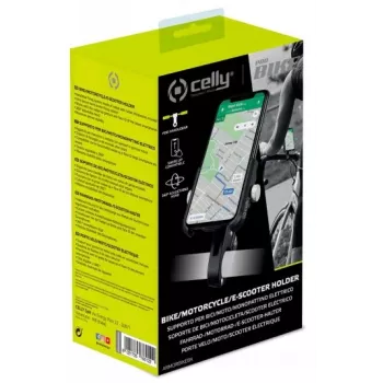 CELLY Universal Armor dviračio laikiklis išmaniesiems telefonams iki 6,7 inch – juodas