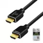 LogiLink HDMI kabelis 8K/60 Hz 48 Gbps metalinis nailoninis sertifikuotas juodas 1 m
