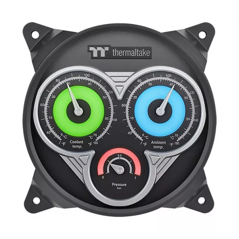 Thermaltake Pacific TF3 skysčio aušinimo sistemos dashboard juodas