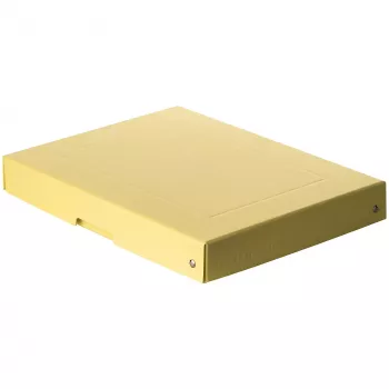 FALKEN PURE dokumentų dėžė 500 lapų pastelinės geltonos spalvos 24,0 x 32,0 x 4,0 cm, 1 vnt. (22001928000F)