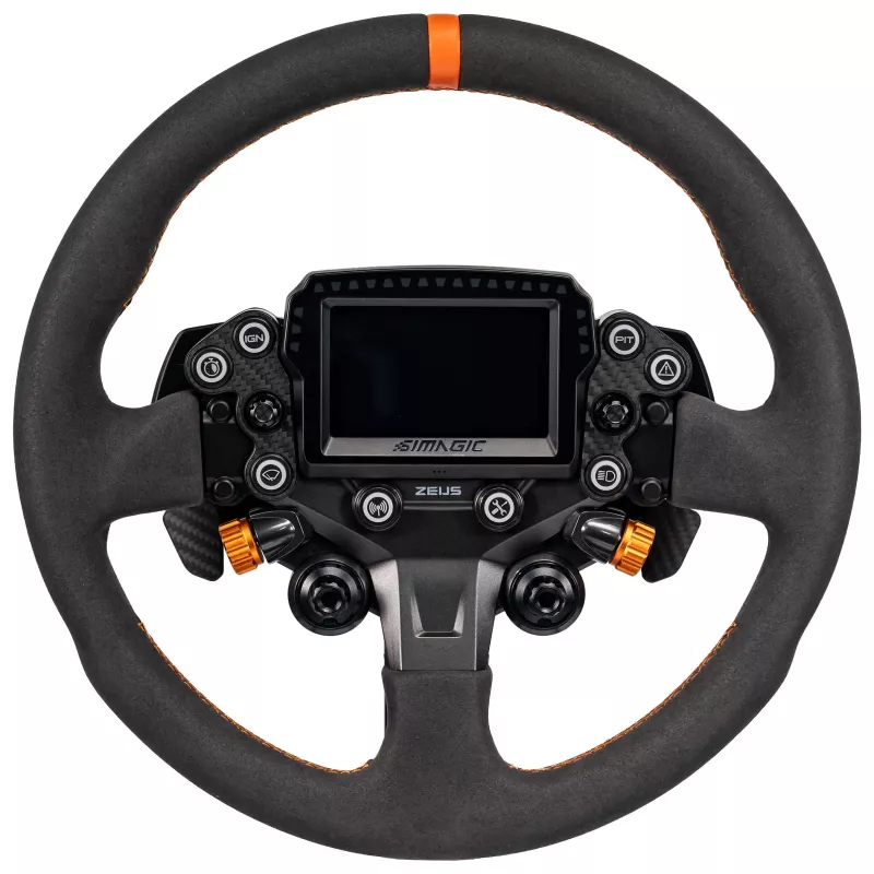 Simagic ZS-330RR Alcantara vairo ratlankis, 330mm, be stebulės