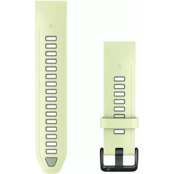 Garmin QuickFit 20 mm silikoninis laikrodžio dirželis, Lemon/Willow Green, 010-14506-01