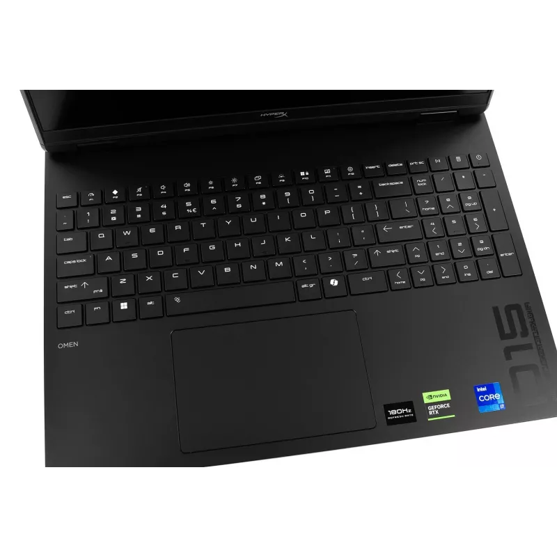 HyperX Omen 15 - i7-14650HX | 15,3 colio 180Hz QHD | 24GB | 2TB | RTX 5060 | Windows 11 Home | juodas