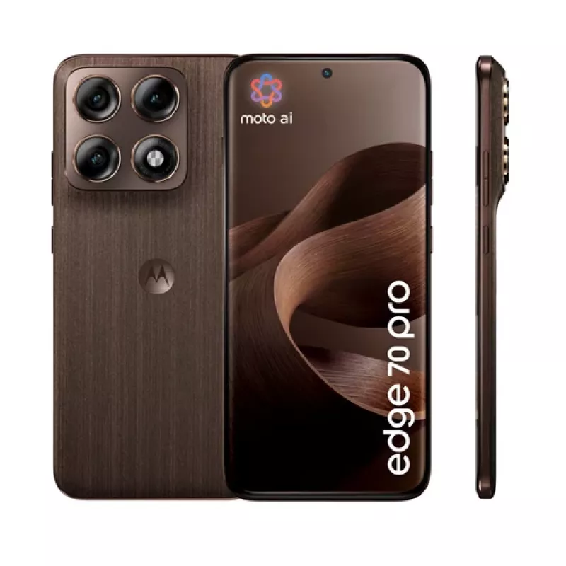 Motorola Moto Edge 70 Pro 8/256GB Pantone Chicory Coffee (medžio tekstūra)
