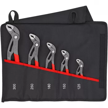 KNIPEX Cobra vandens siurblio replių rinkinys, 5 dalių, sulankstomame dėkle 00 19 55 S5