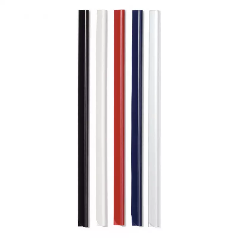 Durable 293002 A4 suspaudimo juostos, 3 mm, baltos, 50 vnt. paketas
