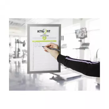DURABLE DURAFRAME NOTE A4 lipni informacinė lenta, juoda 499323