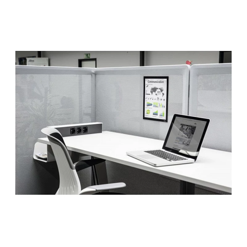 DURABLE DURAFRAME GRIP A4 informacinis rėmelis, savaiminio klijavimo, juodas 496801