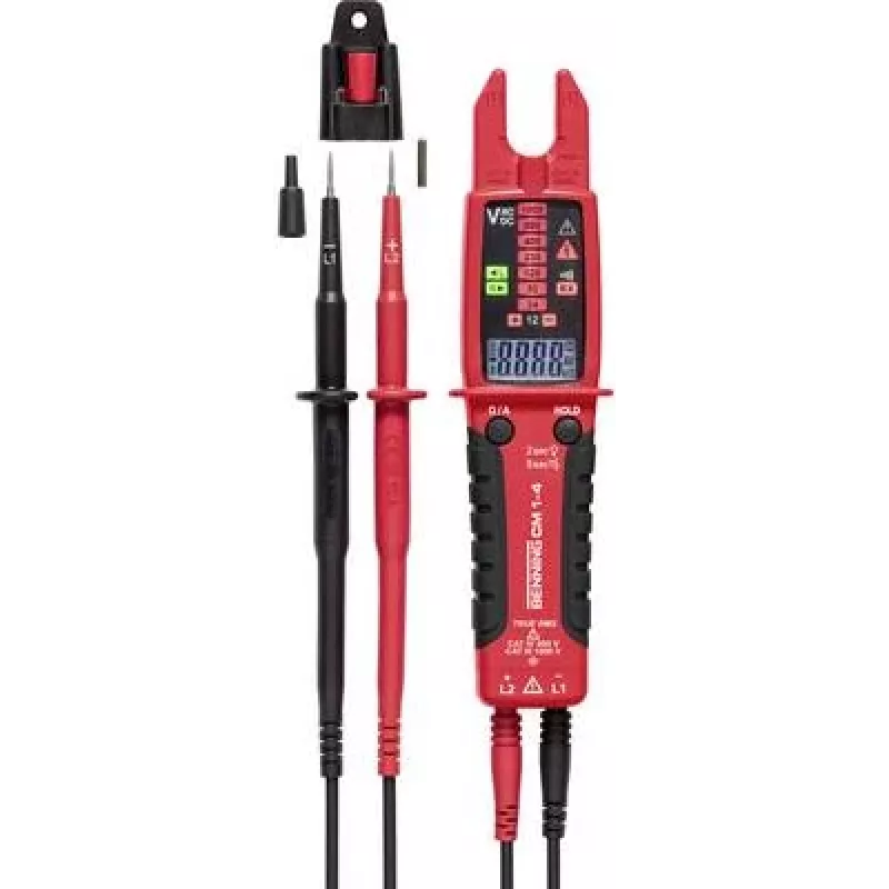 BENNING CM 1-4 skaitmeninis srovės matuoklis (clamp meter) CAT III 1000V / CAT IV 600V, 6000 rodmenų, True RMS 044686