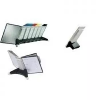 DURABLE SHERPA TABLE 10 stalinė nuorodų sistema, 10 A4 panelių, juoda 563222