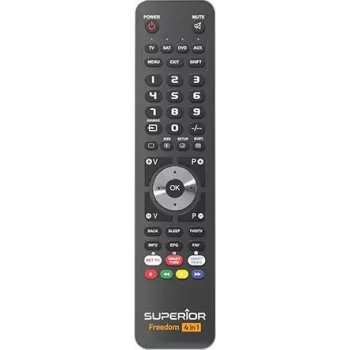 Superior Electronics Freedom Universalus programuojamas nuotolinio valdymo pultas juodas SUPTUB003