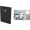 Oxford Smart Notepad bloknotas, DIN A4, languotas, 80 lapų, juodas 400191246