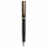Waterman Allure Impression plunksnakočio rašiklis, juodas su auksiniais apdailos elementais, vidutinis (M) smaigalys 2225500