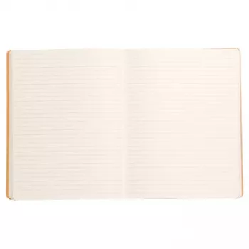 RHODIA RHODIARAMA sąsiuvinis B5 su linijomis, juodas dirbtinės odos viršeliu, 80 lapų 117502C