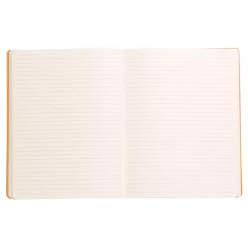 RHODIA RHODIARAMA sąsiuvinis B5 su linijomis, juodas dirbtinės odos viršeliu, 80 lapų 117502C