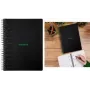 Rhodia Greenbook College Block A4+ kvadatinis juodas 119922C