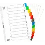 ELBA Mylar kartono skirtukai, skaitmeniniai 1-12, A4, įvairių spalvų, 12 dalių (M568587)