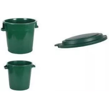 EDA 75 L lauko šiukšlių dėžė, žalia, iš perdirbto plastiko, 013011 V.CA VX8