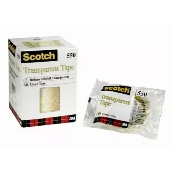 3M Scotch 550 permatoma lipni juosta 15 mm x 66 m, 10 rulonų (5501566)