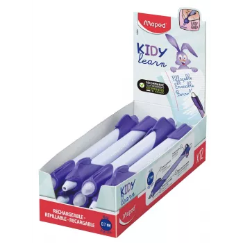 Maped KIDY Learn trinama tušinukinė rankena Rabbit 0,7 mm mėlyna, 12 vnt. rinkinys 229601