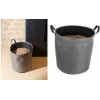 EDA granulių laikymo maišas, 60 litrų, tamsiai pilkas, 30 kg talpa, veltinis, sulankstomas, su nešimo rankenomis 010488 G/NO