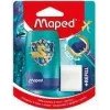 Maped Dragon galąstuvas ir trintukas 2 viename – dviguba galandimo talpa su integruotu trintuku, 1 vnt. (049224)