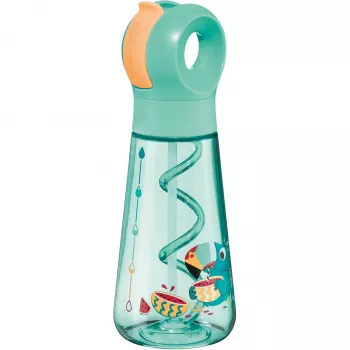 Maped PICNIK TUKAN geriamasis butelis 0,5 L žalias Ecozen su šiaudeliu 873103