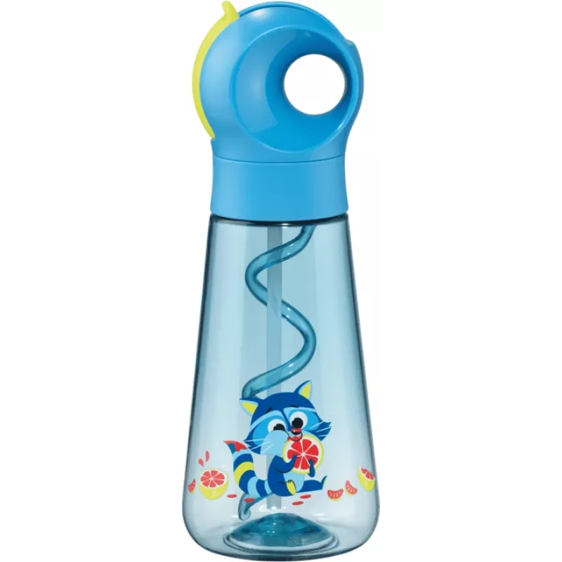 Maped PICNIK Raccoon geriamasis buteliukas 0,5 L mėlynas su šiaudeliu 873101