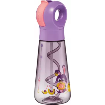 Maped PICNIK triušio gertuvė 0,5 l, purpurinė, su šiaudeliu 873102