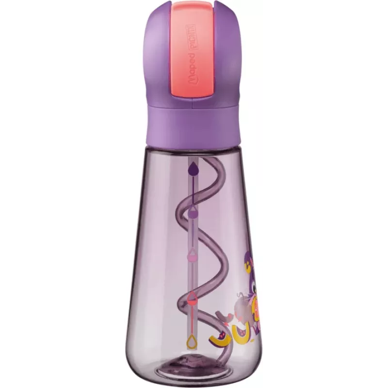 Maped PICNIK triušio gertuvė 0,5 l, purpurinė, su šiaudeliu 873102