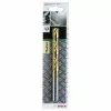 Bosch HSS spiralinis grąžtas 6 mm su TiN danga, DIN 338, cilindriniu kotu, 2609255100