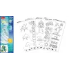 Maped Creativ LUMI BOARD Space papildymo rinkinys - 35 atsekimo ir teminiai lapai LED šviesos stalams 907097