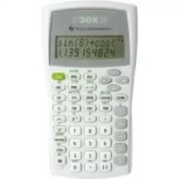 Texas Instruments TI-30X IIB mokslinis skaičiuotuvas, 2 eilučių LCD, maitinamas baterija, juodas