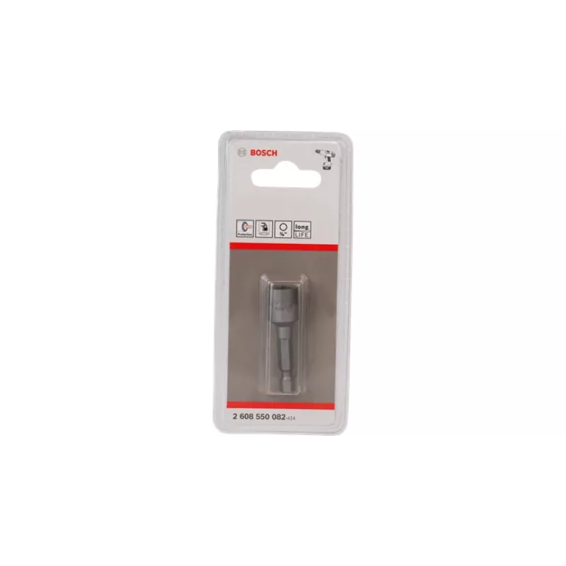 Bosch 1/4 inch antgalis 7 mm šešiabriaunis 50 mm ilgio chromo vanadžio plieno 2608550070