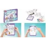 Maped Creativ LED šviesos stalas AVATAR MANGA, violetinės spalvos, maitinamas baterijomis, A5 formato atsekimo planšetė su manga šablonais 907076
