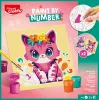 Maped Creativ dažymo pagal skaičius rinkinys Katė ir Triušis - 2 iš anksto atspausdinti paveikslėliai, akriliniai dažai, teptukas, nuo 7 metų 907083
