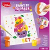 Maped Creativ dažymo pagal skaičius rinkinys Kawaii Food Sweet - 2 iš anksto atspausdinti drobės, 10 akrilinių dažų, teptukas, nuo 7 metų 907088