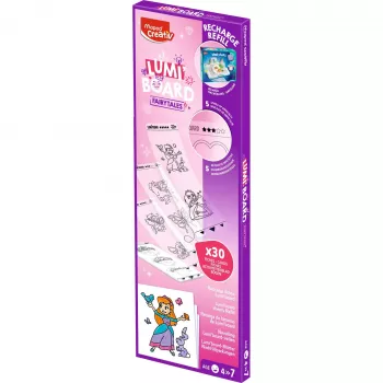 Maped Creativ Princess papildymo rinkinys LUMI BOARD LED šviesos stalams, 20 atsekimo lapų 907096