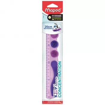 Maped KIDY learn CONCENTRATION lankstus liniuotė 200 mm violetinė PET 277901