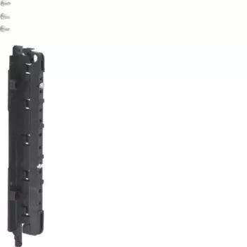 HAGER UZ45S3 kairysis šynų laikiklis, 5 polių, 355A, 45 mm žingsnis, pilkas