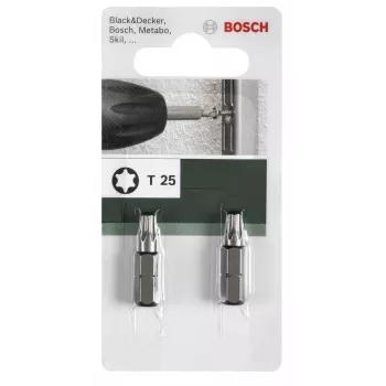 Bosch Torx antgalis T 8 C 6.3 2 vnt. (2609255931)