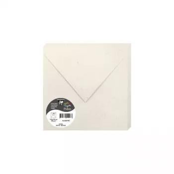 Clairefontaine Pollen Natura perdirbto popieriaus kvadratinis vokas 165 x 165 mm, 120 g/qm, po 1 vnt. 55019C