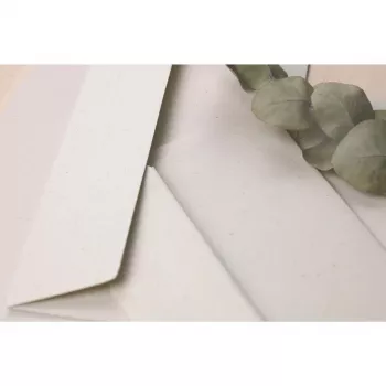 Clairefontaine Pollen Natura perdirbto popieriaus kvadratinis vokas 165 x 165 mm, 120 g/qm, po 1 vnt. 55019C
