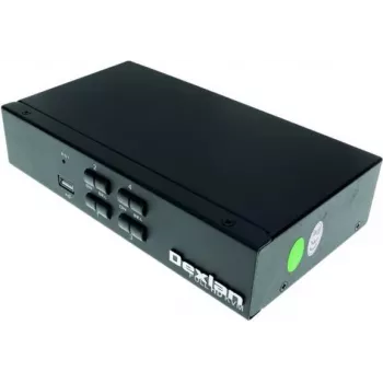 Dexlan HDMI 1.4 KVM Switch, 4K UHD, USB, 4 prievadų, stalinis (061093)