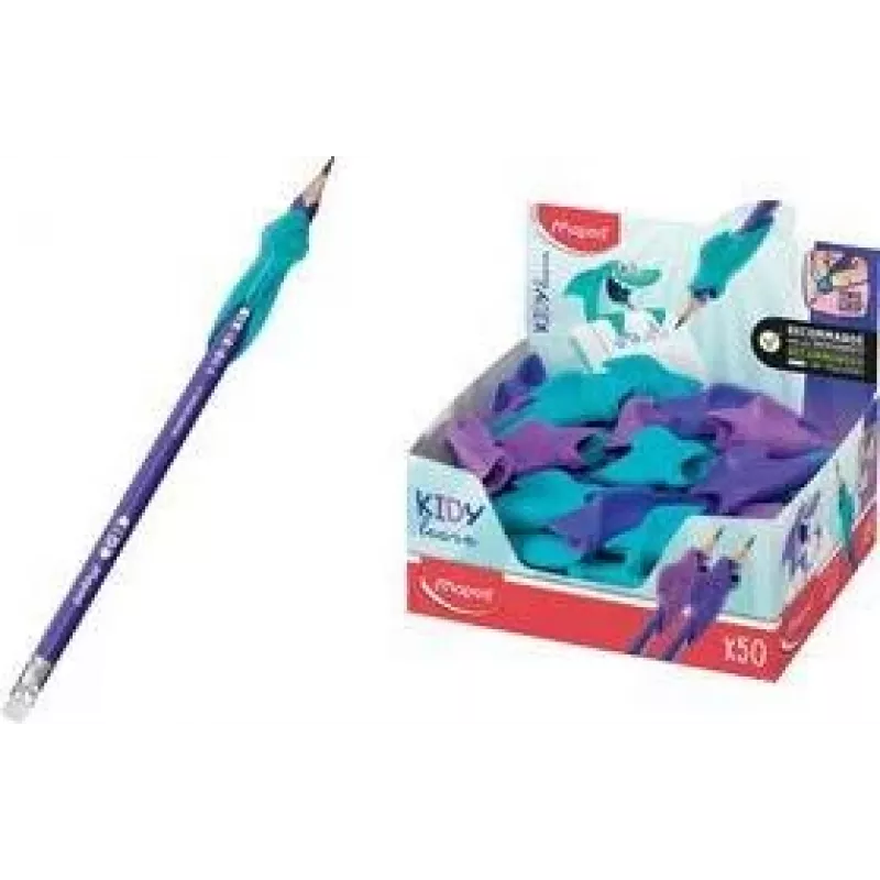 Maped KIDY learn ergonominis pieštuko laikiklis, įvairių spalvų, 50 vnt. rinkinys 853902