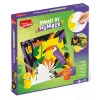 Maped Creativ dažymo pagal skaičius rinkinys - papūga ir drugelis, 2 dizainai, 10 akrilinių dažų, nuo 7 metų 907085