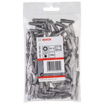 Bosch Pozidriv antgalis PZ3 25 mm, 100 vnt. pakuotė 2607001565