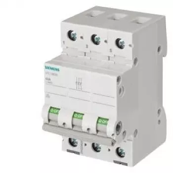 SIEMENS 5TL13910 atjungimo jungiklis 100A 3 polių 400V AC DIN bėgiui