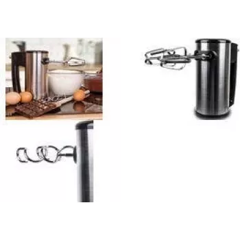 Little Balance Inox 400 rankinis mikseris, 400 W, nerūdijantis plienas, elegantiškas juodas dizainas su nerūdijančio plieno apdaila (LB 8460)