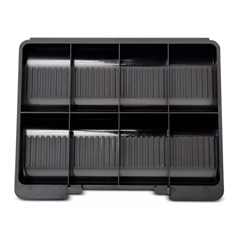 MAUL pinigų dėžutė Size 4 mėlyna 300x245x90 mm plieninė su monetų dėklu ir cilindrine spyna 56114-37